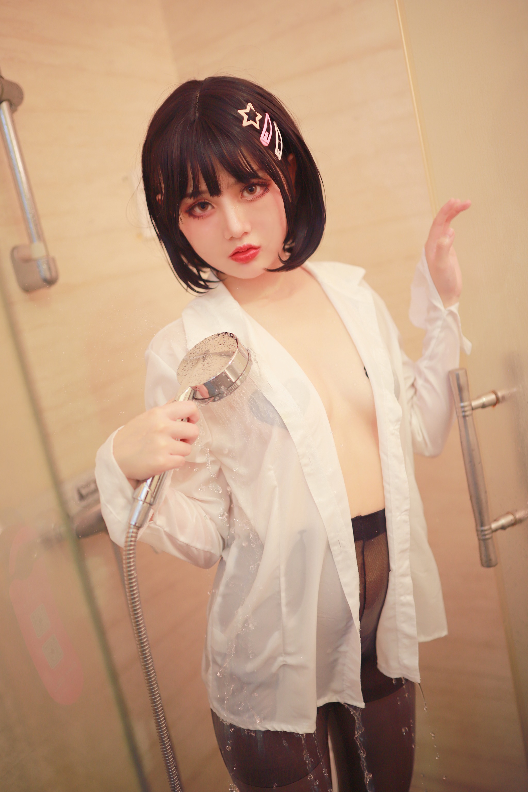 图片[1]-您的蛋蛋 – NO.002 浴室黑丝[41P]-XikXak